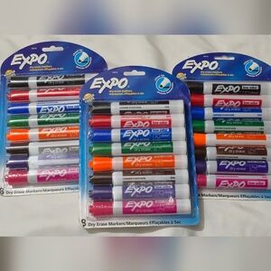 3 Packs EXPO Dry Erase Markers (8ct) NEW